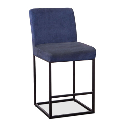 Renegade Upholstered Stool with Solid Wood Frame