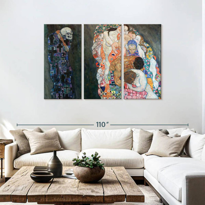 Leisha Life And Death, 48" H x 74" W