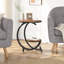 Table de bout avec rangement sahid C