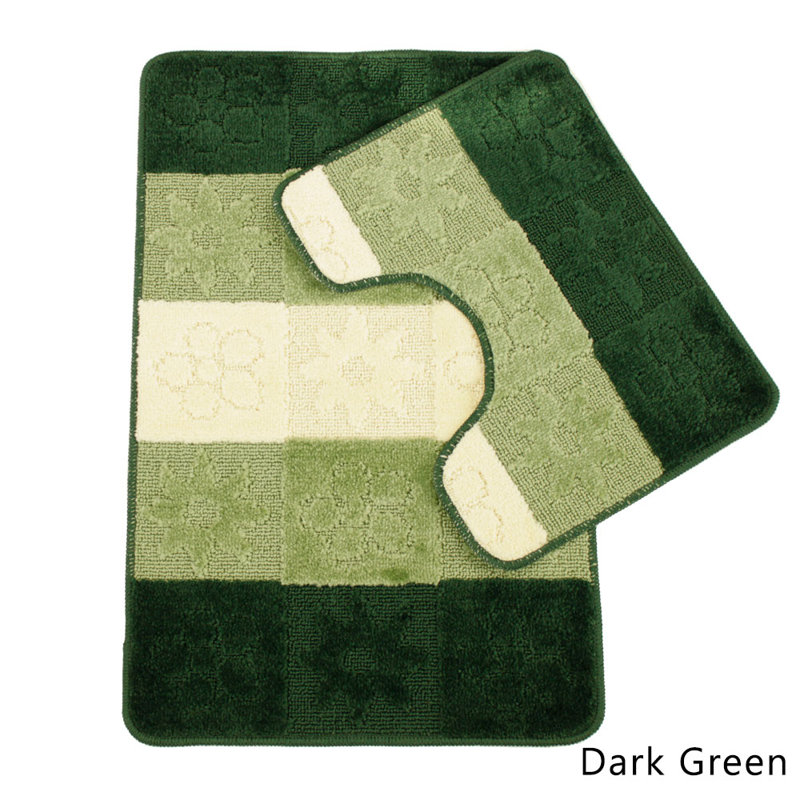 Bath Rug, Dark Green
