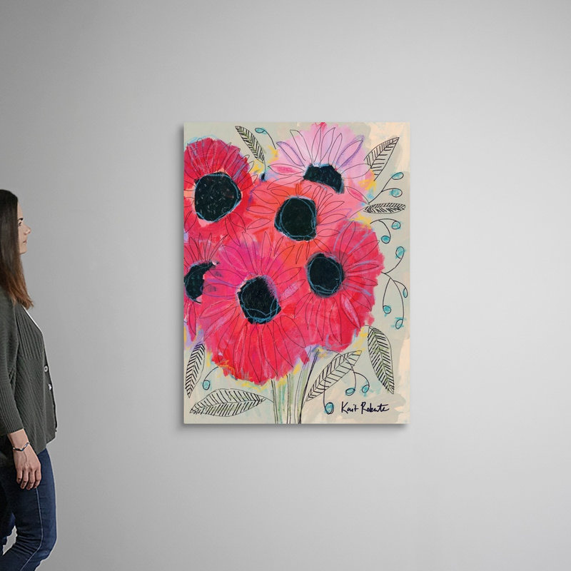 "Tournesols" par Kait Roberts-impression sur toile, H 48 po x l 36 po x P 1,25 po, Toile tendue