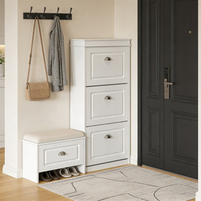 10 Pair Shoe Storage Cabinet
