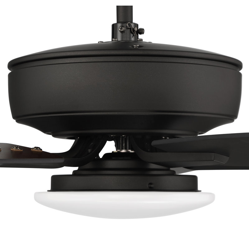 Espresso 52'' Ceiling Fan with LED Light and Reversible Blades