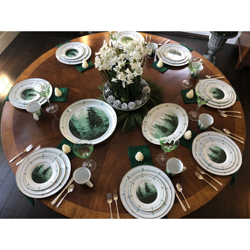 Forest Trees Sandwich Plate