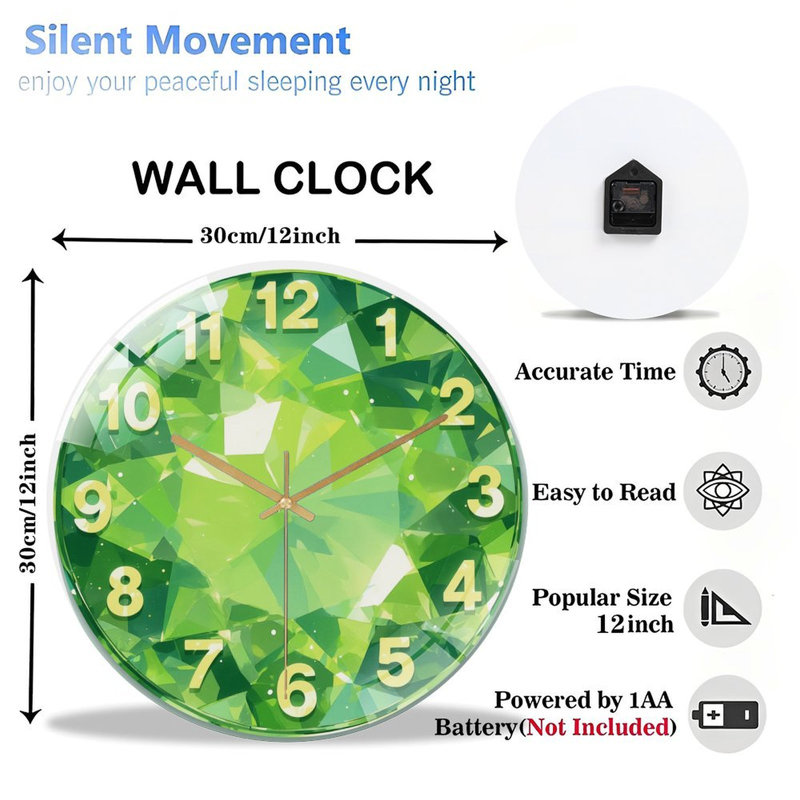 Horloge murale horloge murale 12 po