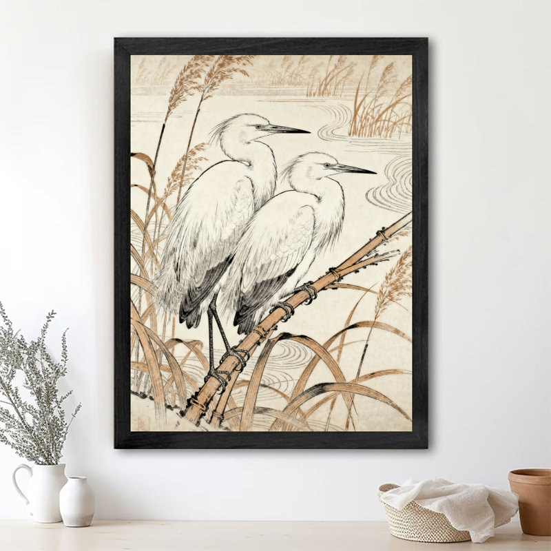 Encadré noir, beaux oiseaux, observateurs d'oiseaux, art mural, impressions rétro, H 11 po x l 9 po