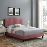 Modway Juniper Channel Tufted Performance Velvet Platform Bed