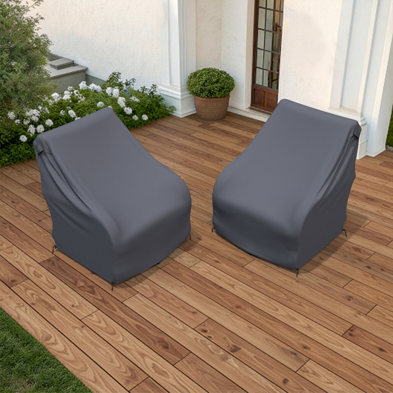 Housses de chaise de chambre en aluminium pivotantes pour patio