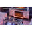 Silver Mirrored Fireplace TV Stand, Modern TV Stand Entertainment Center with Fireplace - Open Shelves & Drawers, Led Lights, Adjustable Heat & 3D Flame Effect, Crushed Diamonds, Fits Tvs Up To 65"+-1255718816