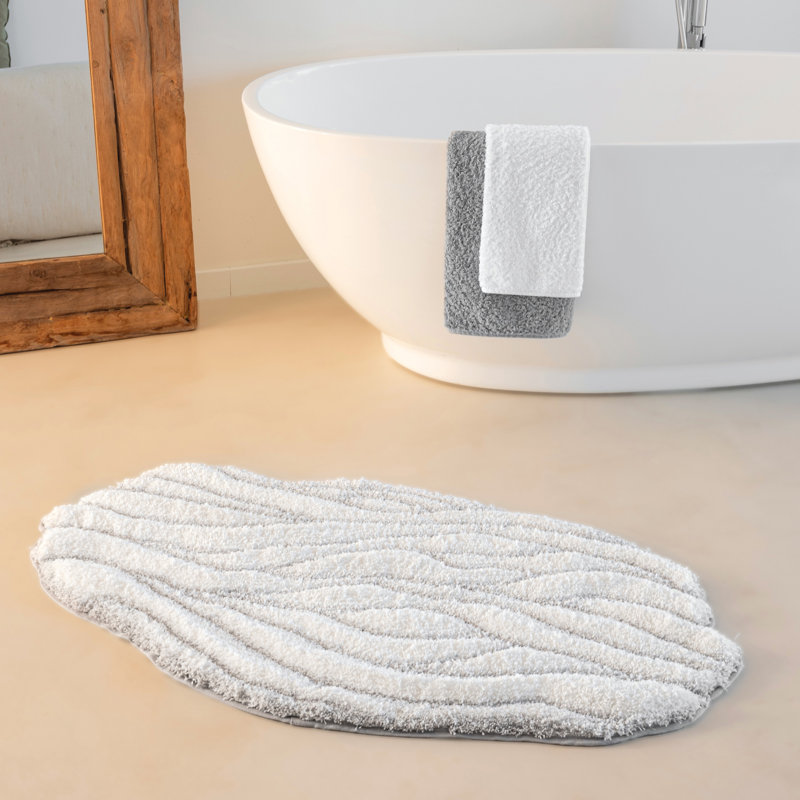 MOSS BATH RUG 24X39 MULTI 1, Single- 47" L x 28" W