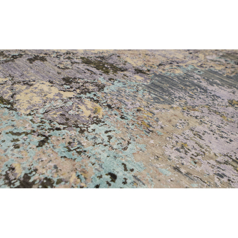 Canterbury Hand Knotted Area Rug in Brown