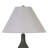 Cerulean Elegance Ceramic Table Lamp - Blue Grey - Set of 2