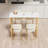 Corneall Metal Base Dining Table