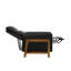 Fauteuil inclinable rembourré Antwine, noir-70347180