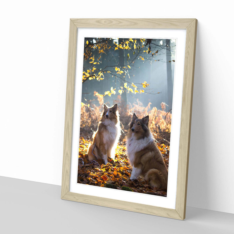 Single Picture Frame Print, Oak