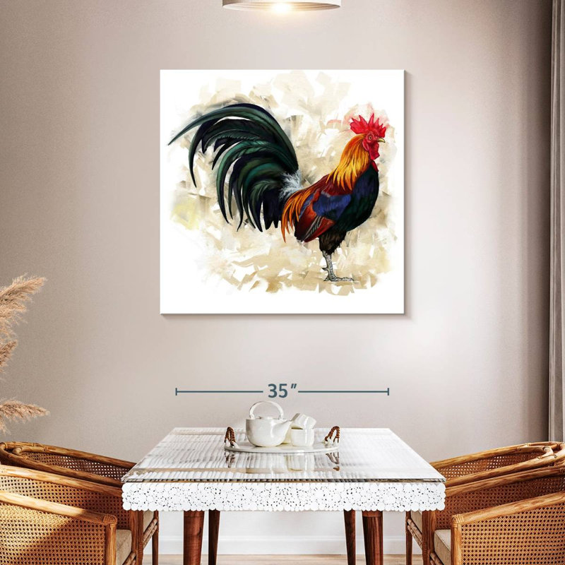 Brampt Proud Rooster, 39" H x 39" W