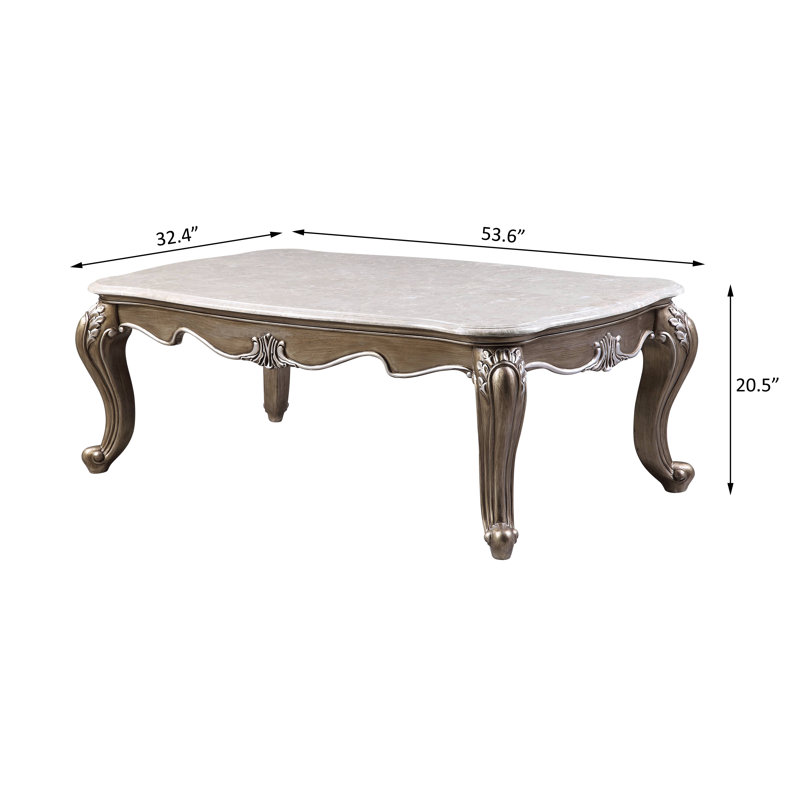 Table basse à quatre pieds Krisy