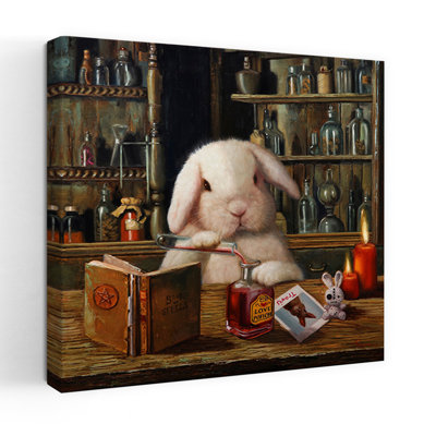 Love Potion n ° 9, art contemporain urbain de lapin
