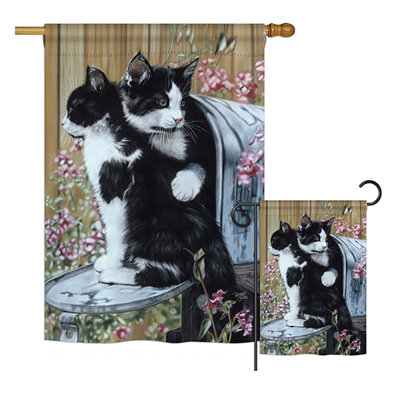 Double Sided 40'' H x 28'' W Polyester Garden Flag