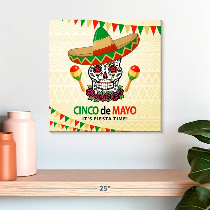 Lelend Cinco De Mayo Fiesta, H 16 po x l 16 po