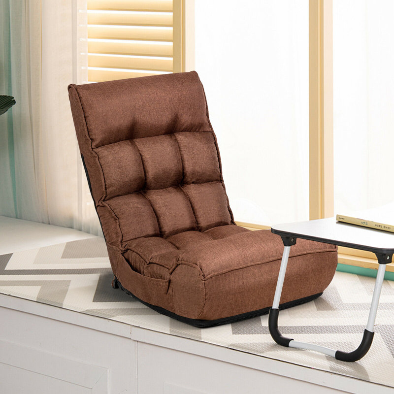 Kohr Twin 60 " Upholstered Futon Chair, Coffee