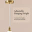 1 - Light Antique Brass Pendant