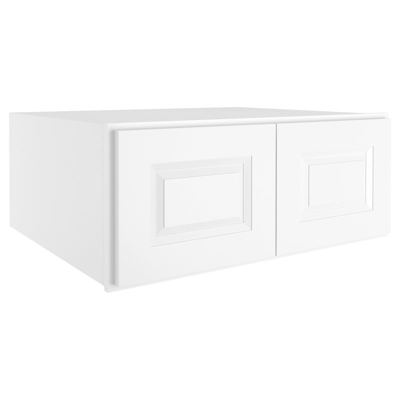 Armoire murale standard en contreplaqué, Blanc traditionnel, H 12 po x l 30 po x P 24 po