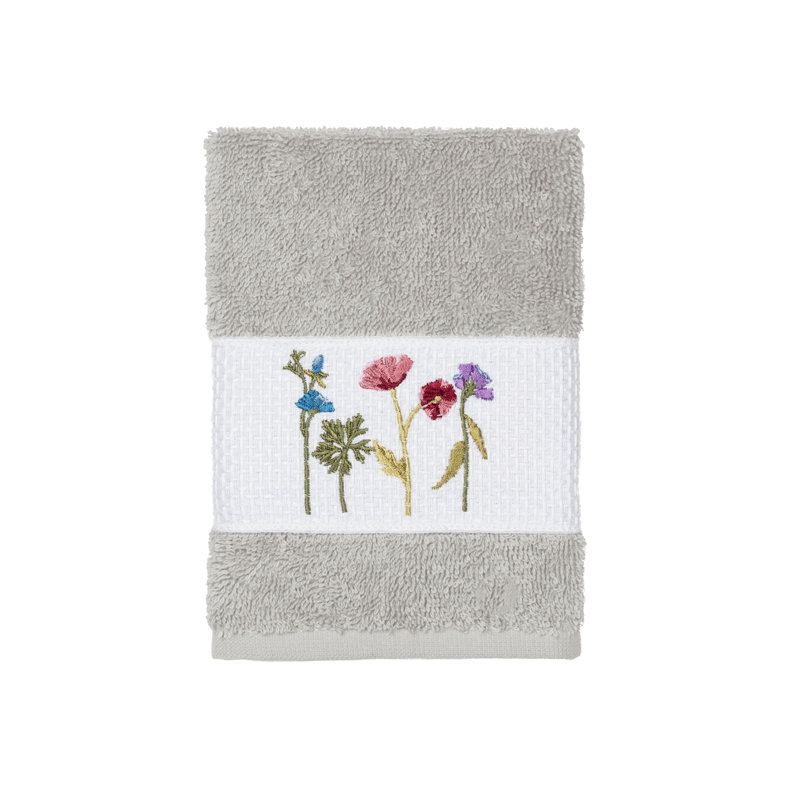 Serenity Midweight Washcloth, Light Gray