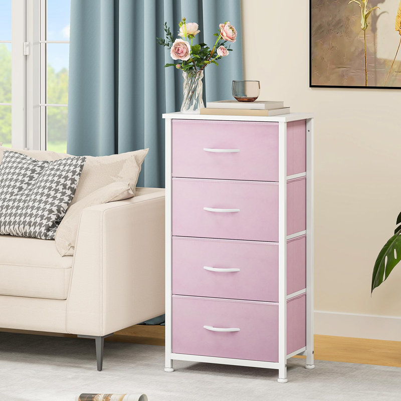 Chest of Drawers, Pink