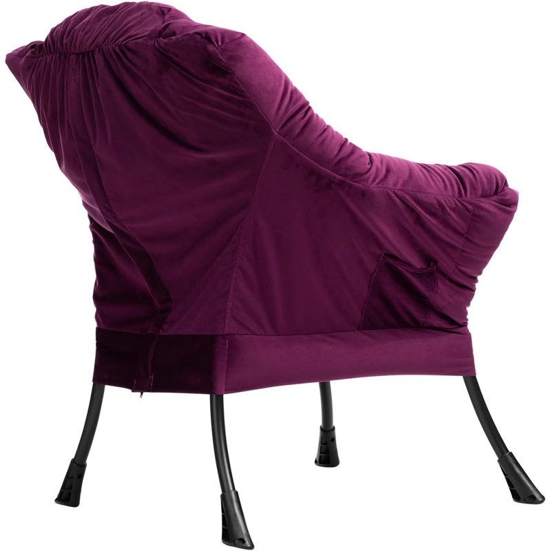 Armchair Accent Chair Lazy Chair, Purple