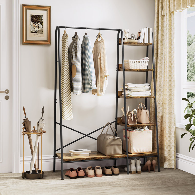 Anthoy Hallway Coat and Shoe Storage,110cm Wide Hall Tree