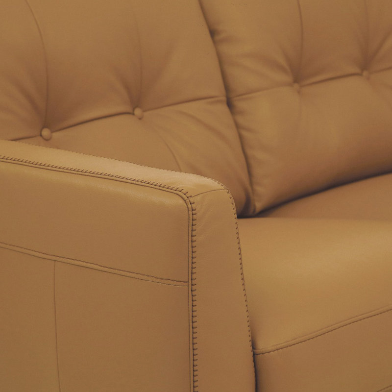 3‑Seater Top Grain Leather Sofa