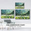 Été - reproduction de cadre flottant sur toile-93392593-93392597