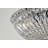 Ida 4-Light Gold Flush Mount With Clear Crystal Accents