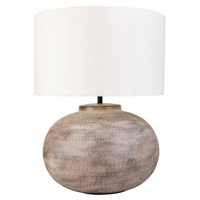 Obert Polyresin Bedside Table Lamp