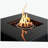 Powder Coated Metal Pit with Smoke Glass Roof