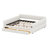 Upholstered Platform Bed With USB Charging Ports And Built-In Drawers-865159393