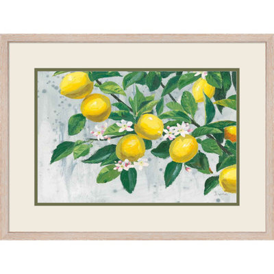 «Zesty Lemons» par James Wiens, art mural encadré