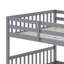 Full Over Full Rubber Wood Bunk Bed With Trundle, Convertible To 2 Full Size Beds, With Twin Size Trundle-106342055