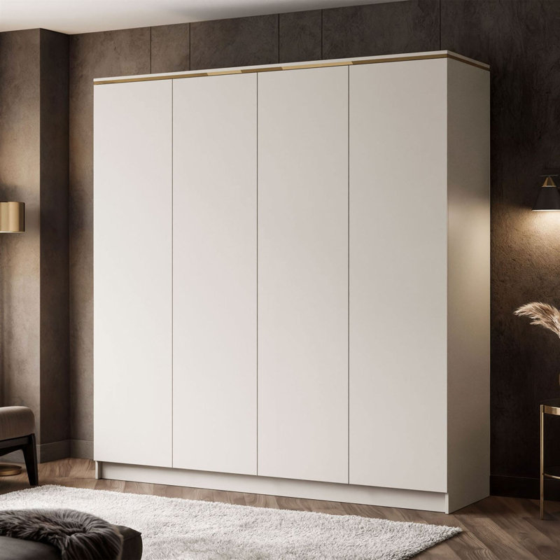 4 Door Manufactured Wood Wardrobe