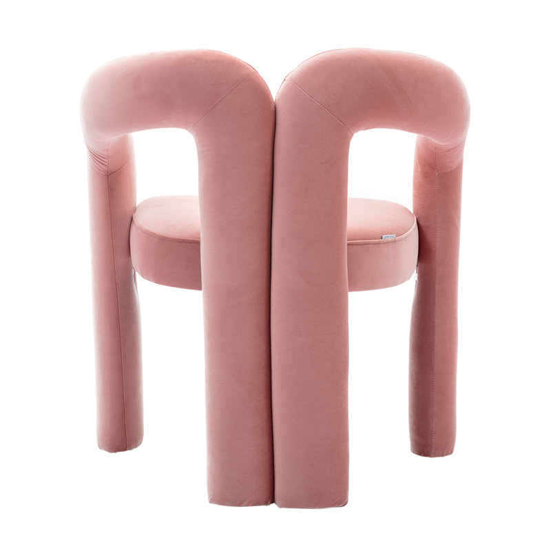 Alejos Velvet Armchair, Pink