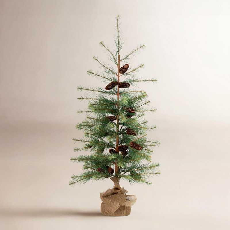 Petit sapin de Noël artificiel 50 po, vert