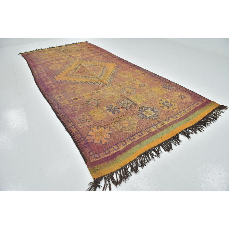 Tapis de couloir mauve