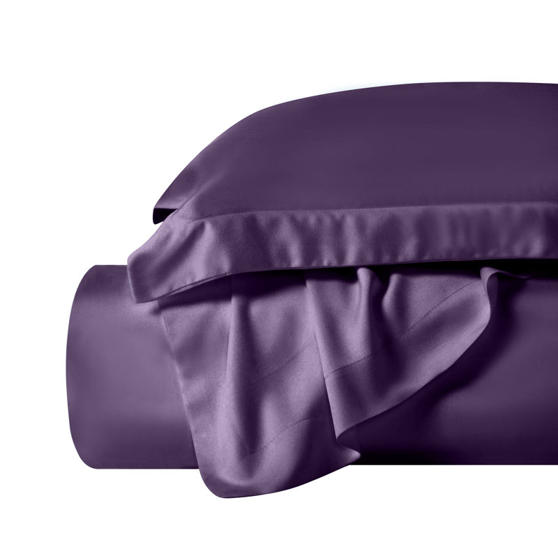 Ensemble de housse de couette 3 pièces Superior & Modern, Housse de couette double/grand, Mauve