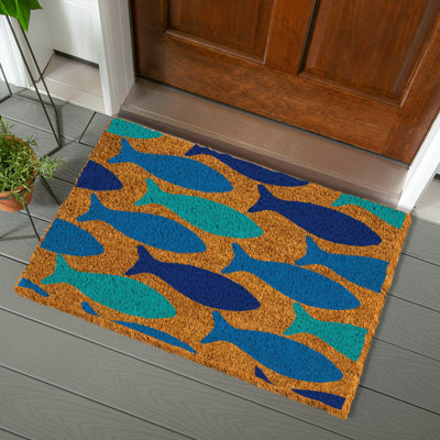 Tapis côtier côtier poisson 36 x 24 po