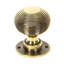 Aged Brass Beehive Mortice/Rim Knob Set-51983607