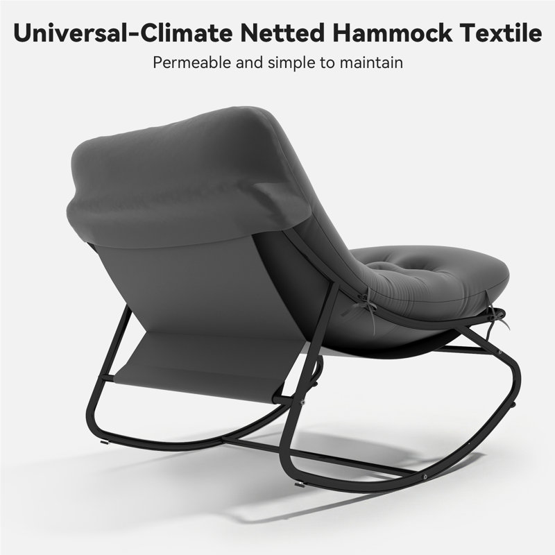 Outdoor Rocker Chair with Cushions