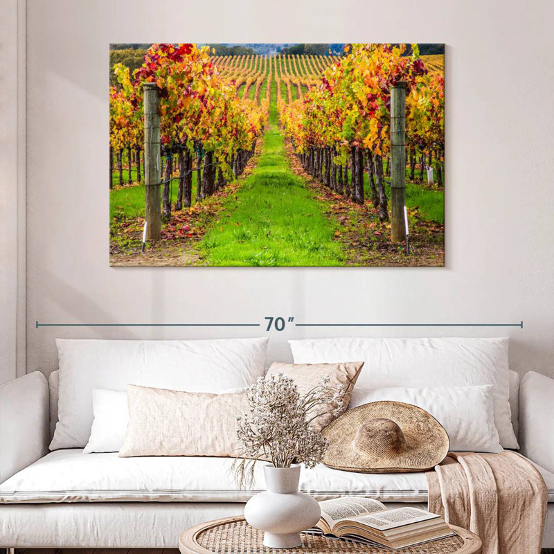 Yarlin California Spring Vineyard, 32" H x 48" W