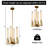 4-Lights Wagon Wheel Chandelier With Glass Tube-1892324420