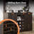 Abrianna Farmhouse Coffee Bar Cabinet with Storage, 47” Wine Bar, Wine Racks for Dining Room kitchen-1800922963